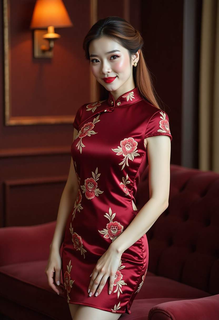 水乡古镇木船穿过河道